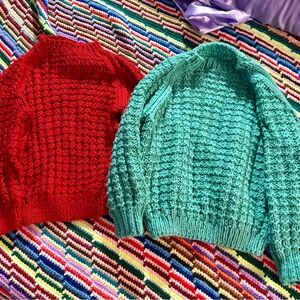 Cozy Knit Sweater Set - boy or girl